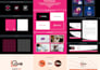 do custom modern business logo design and branding kit